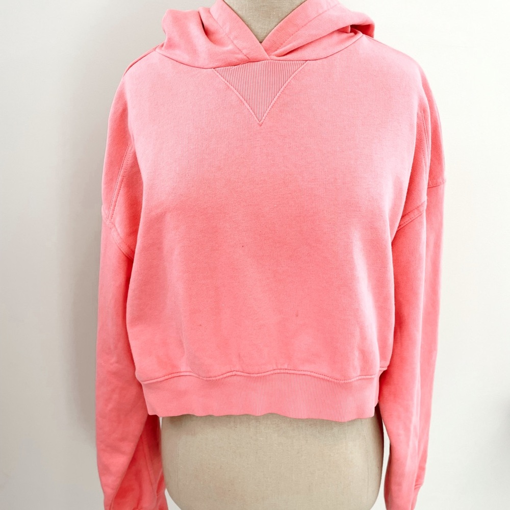 Cropped Pink Hoodie